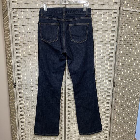Talbots Outlet Curvy Bootcut Jeans Size 6 32” Inseam Dark Wash Denim Mid-Rise - Picture 2 of 9